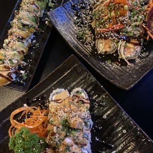 Dragon roll, ebi roll 