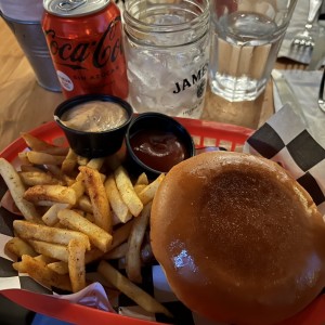 Hamburguesa con papas