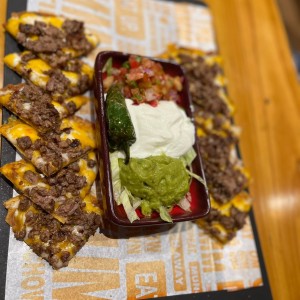 Nachos de carne 