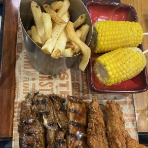 Riblet & Chicken Tender Platter