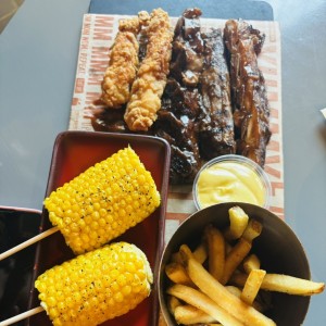 Riblet & Chicken Tender Platter