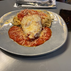 Chicken parmigiana pasta