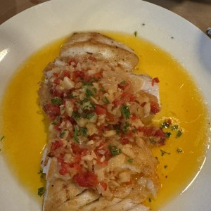 Plato Fuerte - Pescado al ajillo