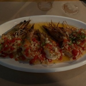 Langostinos al ajillo