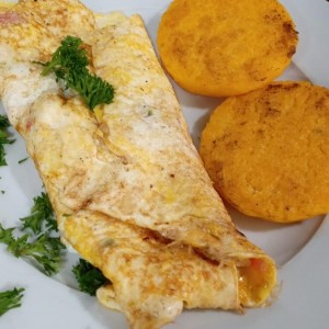 omelette y tortilla