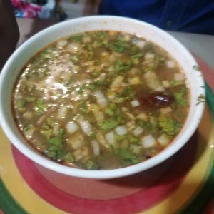 Sopa con chiles 