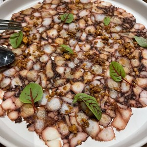 carpaccio de pulpo