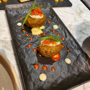 croquetas de robalo