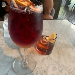 Tinto de verano y Negroni