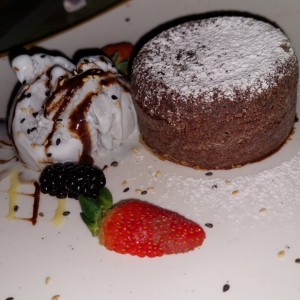 Postres - Brownie con Gelato