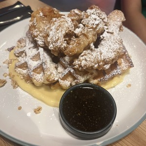 Chicken and waffle