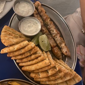 Brochetas de pollo