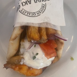 Souvlaki de Langostinos