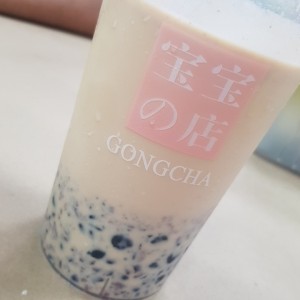 Brown rice milk tea