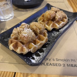 Chicken and waffles