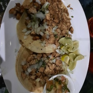 tacos de pollo