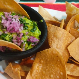 Guacamole con chips