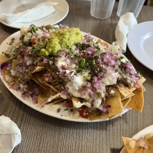 Nachos con carne