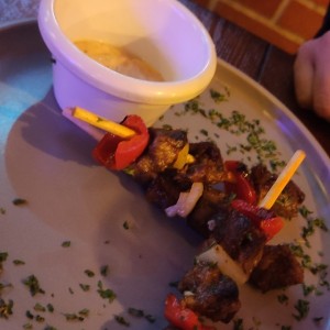 brochetas de carne