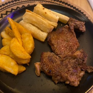 ?Rib eye? (nada suave)