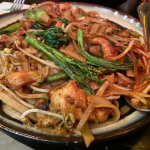 Fideos - Mein Fun Singapure de Pollo (Chow Fan)