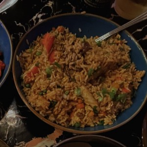 Arroz Frito de Mariscos Estilo Thai