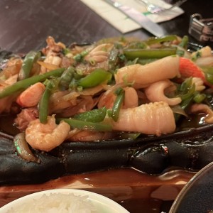 Mariscos Mixtos a la Plancha