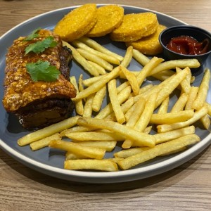 Costillas de cerdo crujientes