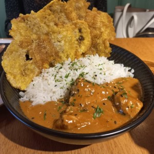 Chicken curry bowl