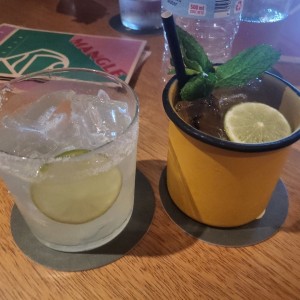 Margarita y Moscow Mule