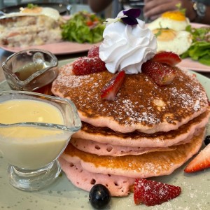 Pancakes Rosas