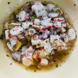 ceviche de tentaculos