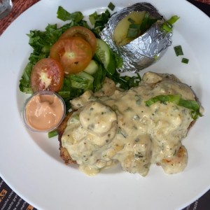 Filete de Corvina Rellena de Camarones