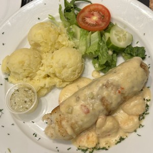 Filete de Corvina Rellena de Camarones