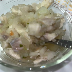 Ceviche de corvina