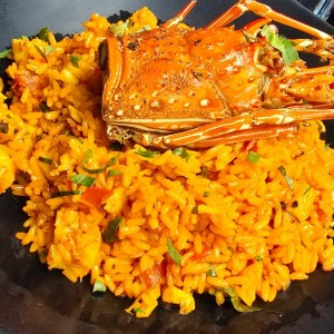 arroz con langosta