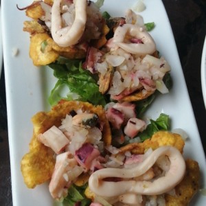 Canasta de ceviche mixto