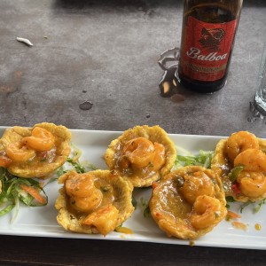 Patacones rellenos