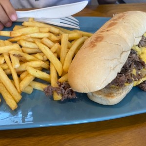 Philly chesse steak stacker