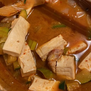 Tofu soup