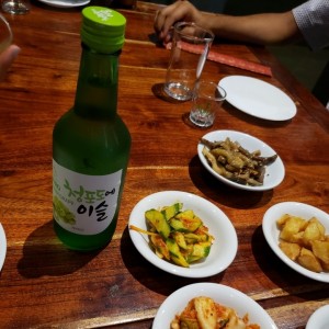 Soju de uva verde