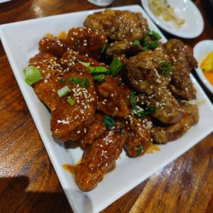 Alitas fritas (soya y agridulce) 