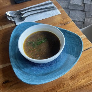 Sopa de lentejas