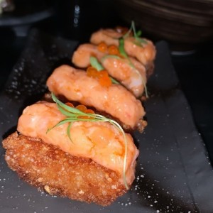 To Share - Salmon Crispy Rice