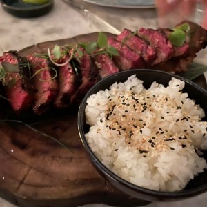 Grilled and Smoked Short Rib