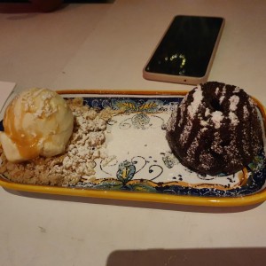 volcan con helado