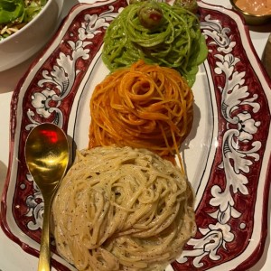 Trio de pastas