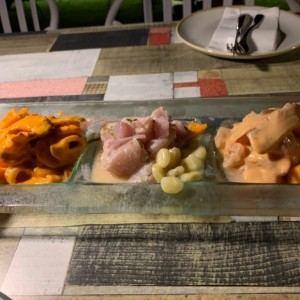 Ceviche 3 estaciones para degustar 