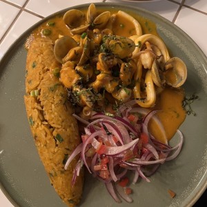 TACU TACU DE MARISCOS