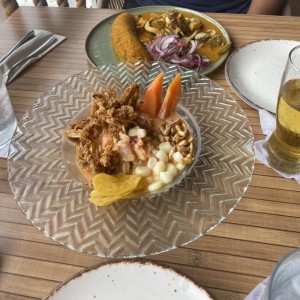 CEVICHE CARRETILLERO y tacu tacu